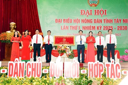 Tây Ninh: Đại hội đại biểu Hội Nông dân tỉnh lần thứ I, nhiệm kỳ 2025 - 2030