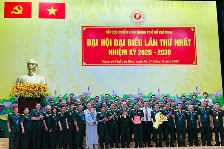 TP Hồ Chí Minh: Đại hội đại biểu Hội CCB Thành phố lần thứ I, nhiệm kỳ 2025-2030
