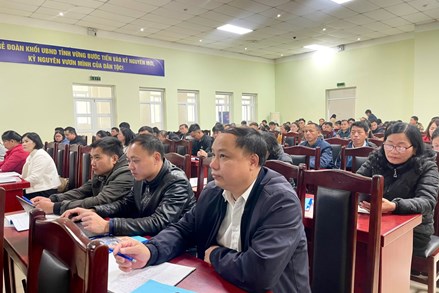 Cao Bằng: Tập huấn nâng cao chất lượng hoạt động Ban Công tác Mặt trận ở khu dân cư năm 2025