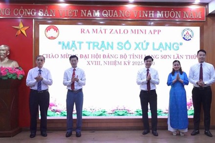 Lạng Sơn: Chuyển đổi số để nâng cao hiệu quả hoạt động của Mặt trận 