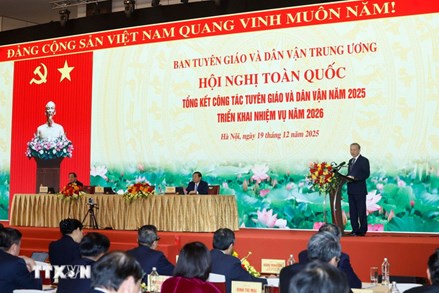 Tổng Bí thư: Xây dựng đội ngũ cán bộ tuyên giáo, dân vận chuyên tâm, thạo việc