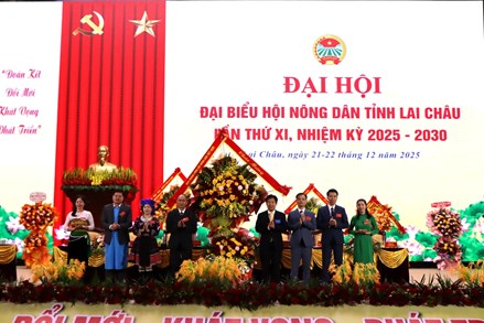 Lai Châu: Đại hội đại biểu Hội Nông dân tỉnh lần thứ XI, nhiệm kỳ 2025-2030