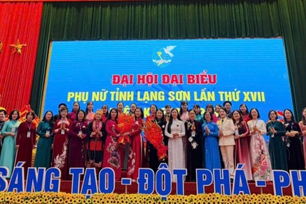 Lạng Sơn: Đại hội đại biểu phụ nữ tỉnh lần thứ XVII, nhiệm kỳ 2025-2030