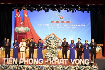 Hải Phòng: Đại hội đại biểu Đoàn TNCS Hồ Chí Minh thành phố lần thứ I, nhiệm kỳ 2025–2030