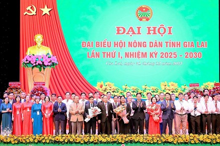Gia Lai: Đại hội đại biểu Hội Nông dân tỉnh lần thứ I, nhiệm kỳ 2025-2030