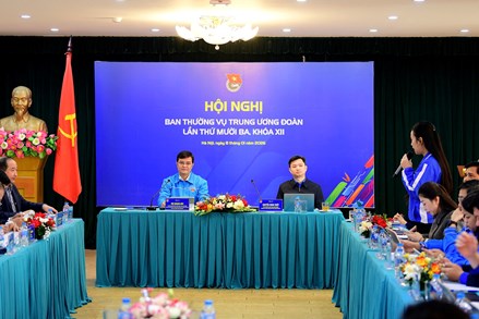 Khai mạc Hội nghị Ban Thường vụ Trung ương Đoàn lần thứ 13