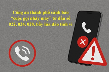 Cuộc gọi “nhá máy” từ đầu số 022, 024, 028: Chiêu thăm dò của lừa đảo