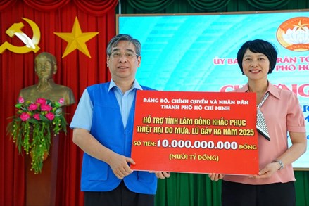 TP. Hồ Chí Minh hỗ trợ Lâm Đồng 10 tỷ đồng khắc phục hậu quả mưa lũ