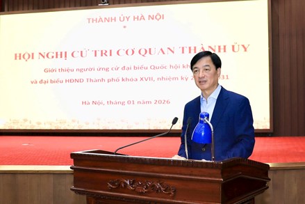Giới thiệu Bí thư Thành ủy Hà Nội Nguyễn Duy Ngọc ứng cử đại biểu Quốc hội khóa XVI