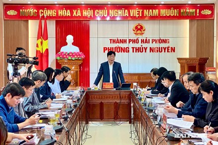 Hải Phòng: Giám sát công tác chuẩn bị bầu cử tại các phường Thủy Nguyên, Thiên Hương