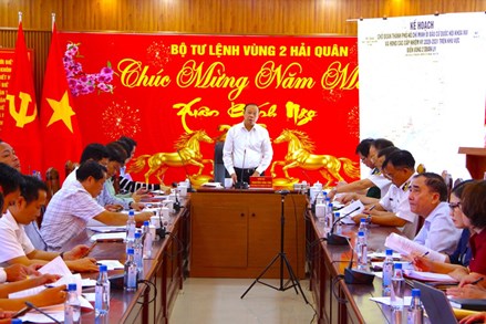 TP Hồ Chí Minh: Ủy ban bầu cử Thành phố làm việc với Bộ Tư lệnh Vùng 2 Hải quân về công tác chuẩn bị bầu cử