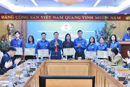 Đoàn Thanh niên MTTQ, các đoàn thể Trung ương tổ chức hội nghị tổng kết công tác Đoàn năm 2025