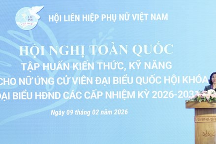 Hội LHPN Việt Nam tập huấn cho nữ ứng cử viên đại biểu Quốc hội và HĐND các cấp