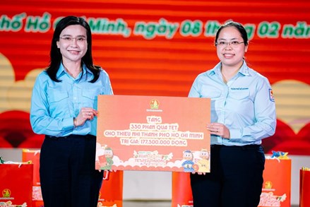 Hội đồng Đội Trung ương tổ chức chương trình “Xuân sẻ chia - Tết yêu thương” tại TP Hồ Chí Minh 