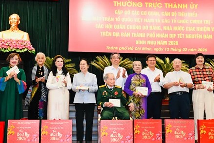TP Hồ Chí Minh: Gặp mặt cán bộ tiêu biểu của MTTQ Việt Nam và các tổ chức chính trị - xã hội