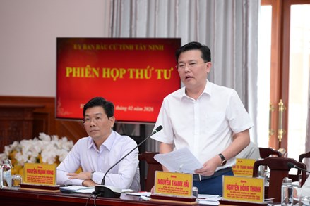 Tây Ninh: Ủy ban bầu cử tỉnh tổ chức phiên họp lần thứ 4