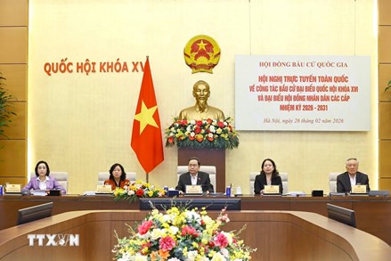 Hội nghị toàn quốc triển khai công tác bầu cử Quốc hội và Hội đồng Nhân dân
