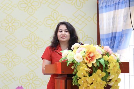 Bà Nguyễn Quỳnh Liên tiếp xúc cử tri xã Đông Thái, tỉnh An Giang