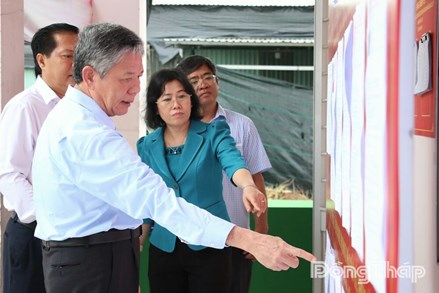 Đồng Tháp: Ban Chỉ đạo bầu cử tỉnh kiểm tra công tác bầu cử tại xã Lương Hòa Lạc, Mỹ Tịnh An và Tân Thuận Bình