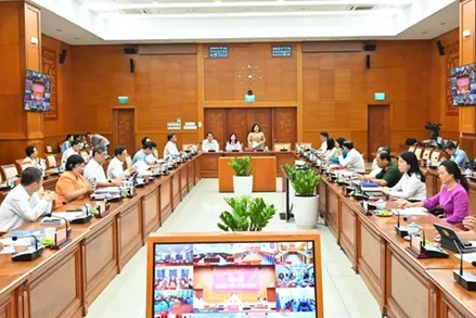 Thành phố Hồ Chí Minh họp trực tuyến với 168 phường, xã, đặc khu về công tác chuẩn bị bầu cử