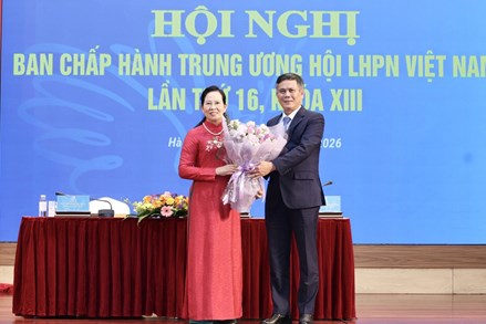 Bà Lê Thị Thủy được bầu làm Chủ tịch Hội Liên hiệp Phụ nữ Việt Nam