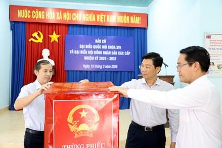 Tây Ninh: Thường trực Tỉnh ủy kiểm tra công tác chuẩn bị bầu cử tại đơn vị bầu cử số 3 