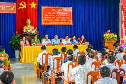 Cà Mau: Hội nghị tiếp xúc cử tri của các ứng cử viên đại biểu HĐND các cấp, nhiệm kỳ 2026-2031