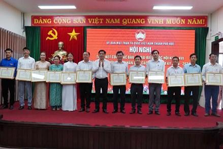 Thành phố Huế: Hội nghị tổng kết công tác MTTQ Việt Nam tham gia bầu cử đại biểu Quốc hội khóa XVI, nhiệm kỳ 2026 – 2031