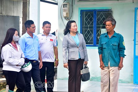 Cà Mau: Ám áp tết Chôl Chnăm Thmây trong những căn nhà Đại đoàn kết 