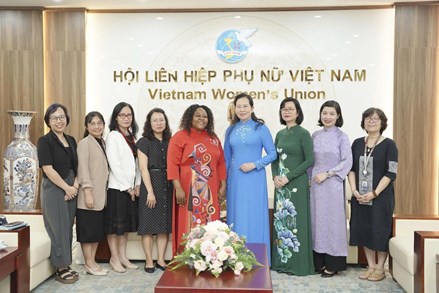 Trung ương Hội LHPN Việt Nam làm việc với UN Women tại Việt Nam