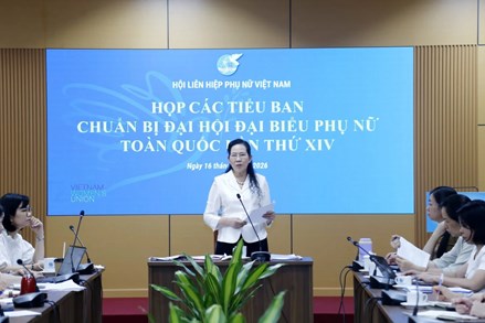 Trung ương Hội LHPN Việt Nam họp các Tiểu ban chuẩn bị Đại hội đại biểu Phụ nữ toàn quốc lần thứ XIV, nhiệm kỳ 2026-2031 