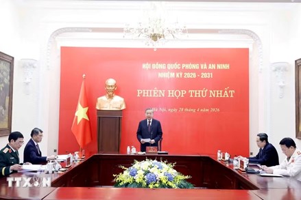 Tổng Bí thư, Chủ tịch nước Tô Lâm chủ trì Phiên họp thứ nhất Hội đồng Quốc phòng và An ninh nhiệm kỳ 2026-2031