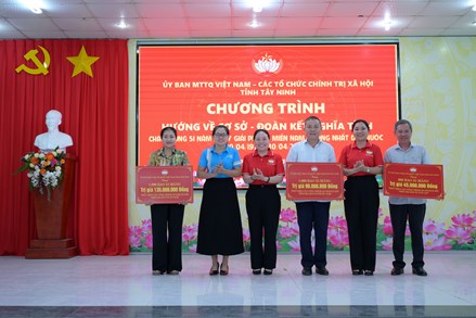 Tây Ninh: Ủy ban MTTQ Việt Nam tỉnh tổ chức Hành trình về nguồn năm 2026
