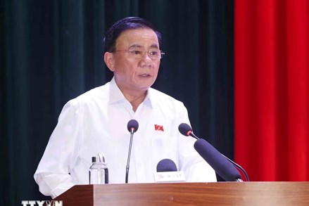 Thường trực Ban Bí thư Trần Cẩm Tú tiếp xúc cử tri tại thành phố Đà Nẵng