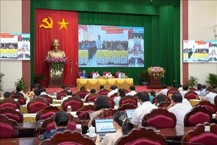 Vĩnh Long: Đoàn đại biểu Quốc hội tỉnh tiếp xúc cử tri sau Kỳ họp thứ nhất, Quốc hội khóa XVI
