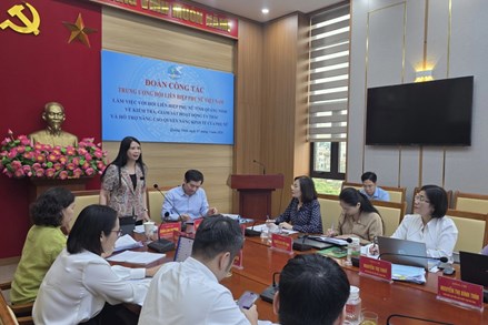 Trung ương Hội LHPN Việt Nam kiểm tra hoạt động ủy thác cho vay tại Quảng Ninh