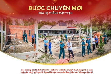 Bước chuyển mới của hệ thống Mặt trận 