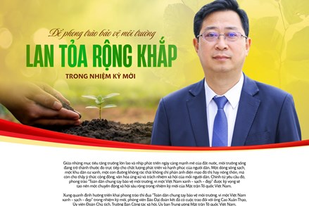 Để phong trào bảo vệ môi trường lan tỏa rộng khắp trong nhiệm kỳ mới 