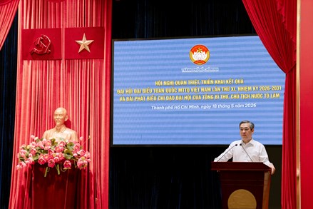 Thành phố Hồ Chí Minh: Hội nghị triển khai kết quả Đại hội đại biểu toàn quốc MTTQ Việt Nam lần thứ XI, nhiệm kỳ 2026 - 2031