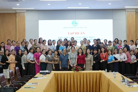 Trung ương Hội LHPN Việt Nam tập huấn kiến thức, kỹ năng thực hiện Nghị quyết 59 cho cán bộ Hội khu vực phía Nam