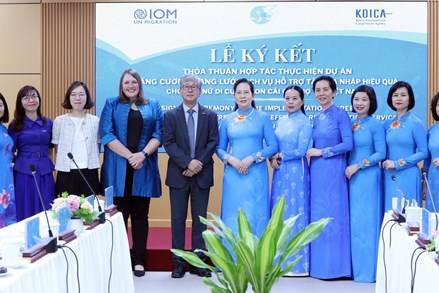 Trung ương Hội LHPN Việt Nam ký kết Biên bản thảo luận với Cơ quan Hợp tác Quốc tế Hàn Quốc