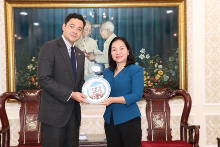 Thành phố Hồ Chí Minh: Tiếp xã giao ngài Tổng lãnh sự Pháp tại thành phố Hồ Chí Minh đến thăm và làm việc