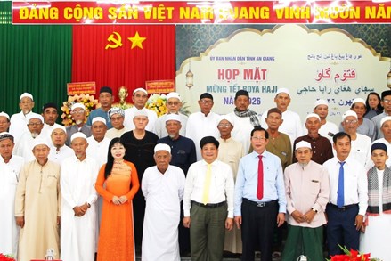 An Giang họp mặt mừng Tết Roya Haji năm 2026 của đồng bào Chăm