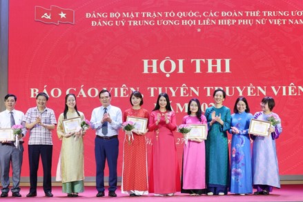 Đảng ủy Trung ương Hội LHPN Việt Nam tổ chức Hội thi Báo cáo viên, tuyên truyền viên giỏi năm 2026