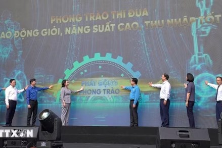 Phó Chủ tịch nước dự Lễ phát động phong trào thi đua "Lao động giỏi, năng suất cao, thu nhập tốt"