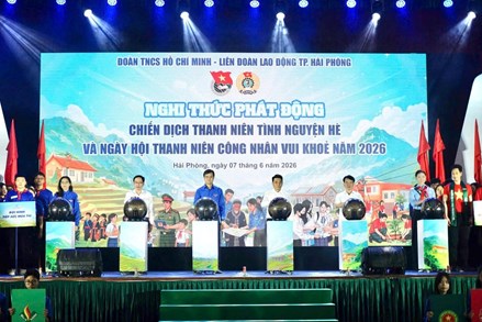 Hải Phòng: Ra quân chiến dịch thanh niên tình nguyện hè 2026