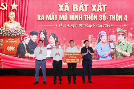 Lào Cai: Thôn 4, xã Bát Xát ra mắt mô hình “Thôn số” đầu tiên của tỉnh