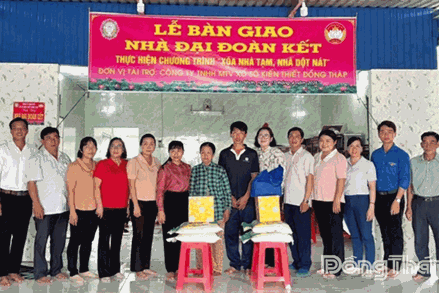 Đồng Tháp: Triển khai xây dựng 235 nhà Đại đoàn kết cho hộ nghèo trong đợt 1 năm 2026
