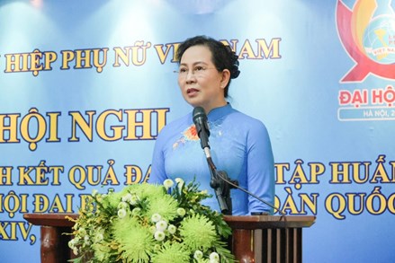Thành phố Hồ Chí Minh: Hội LHPN Việt Nam tổ chức Hội nghị Thông báo nhanh kết quả Đại hội Phụ nữ toàn quốc lần thứ XIV