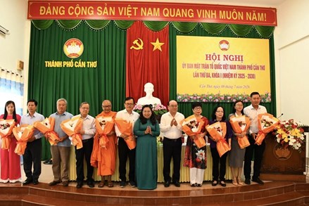 Cần Thơ: Ủy ban MTTQ Việt Nam thành phố sơ kết công tác mặt trận 6 tháng đầu năm 2026